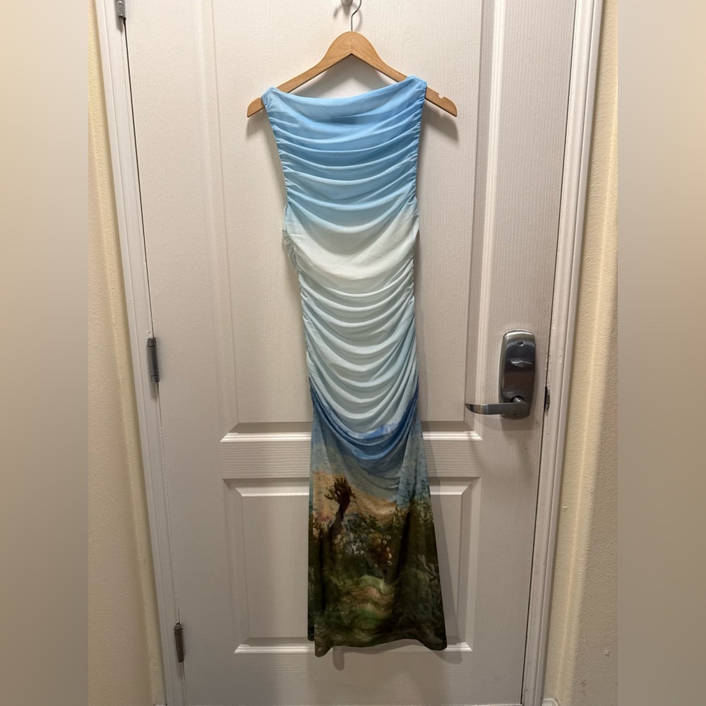 Significant Other Saria Boat-Neck Midi Dress in Joshua Tree size 4 NWOT - Picture 7 of 8